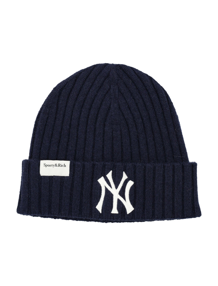 Spoty & Rich Heritage Yankees cashmere wool beanie Dark Navy Hat