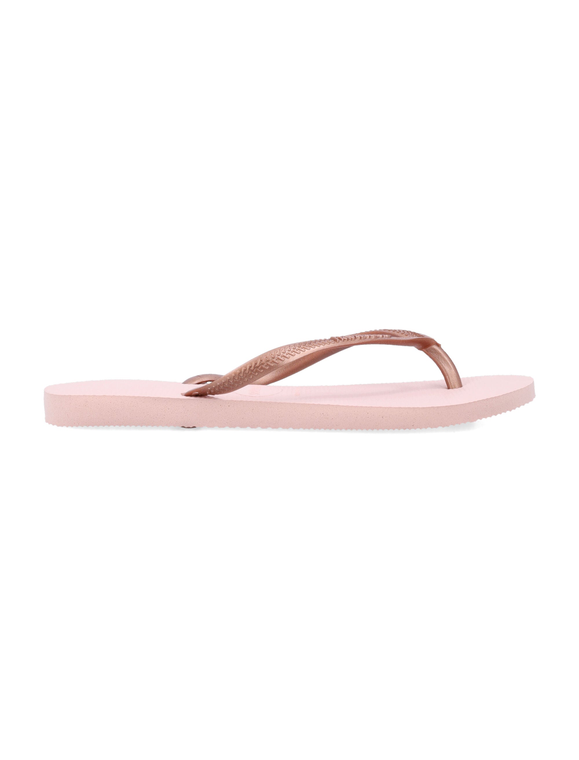 Havaianas Slim Logo Flip-Flops Ballet Rose Strap Slide