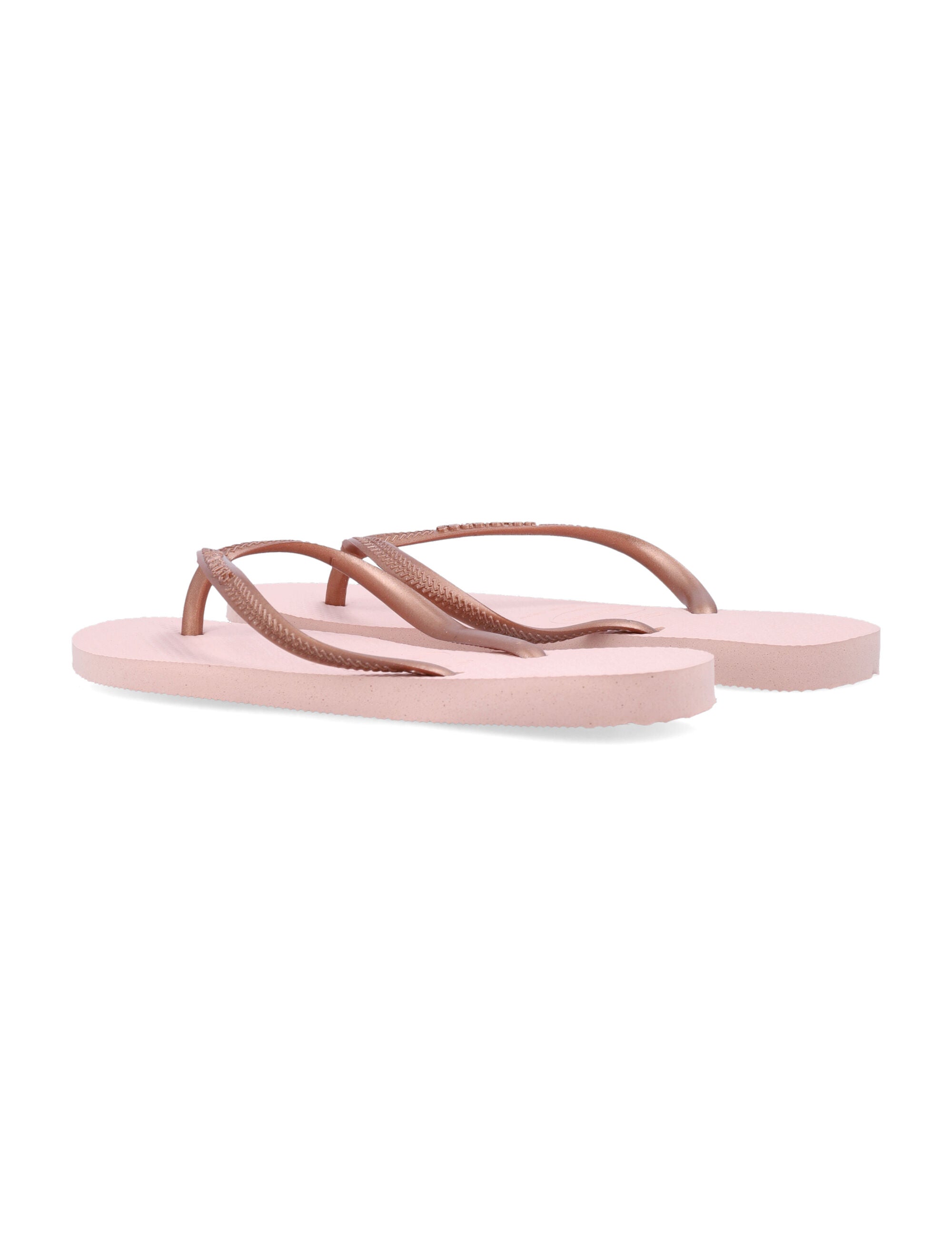 Havaianas Slim Logo Flip-Flops Ballet Rose Strap Slide