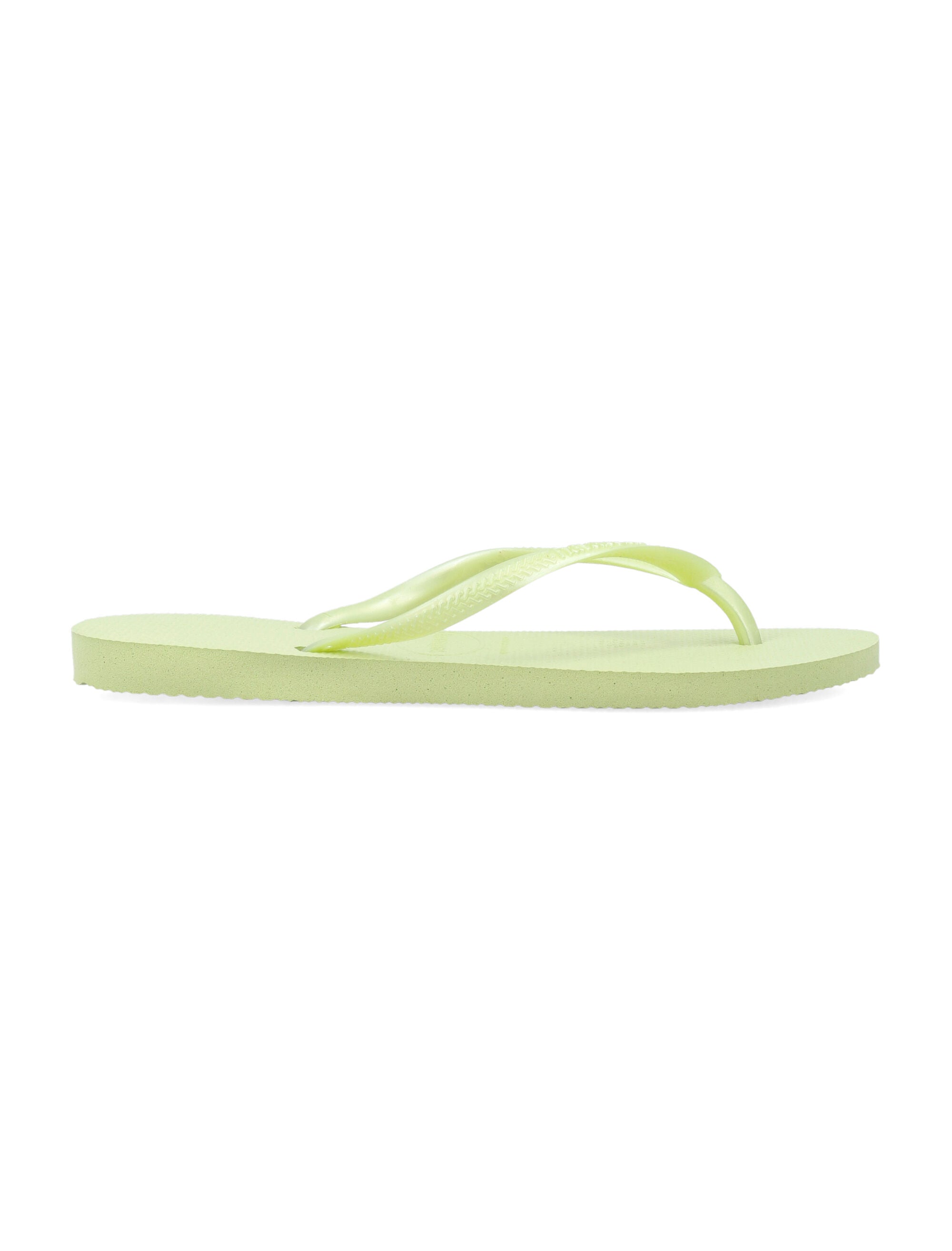Havaianas Slim Logo Flip-Flops Matcha Green Strap Slide