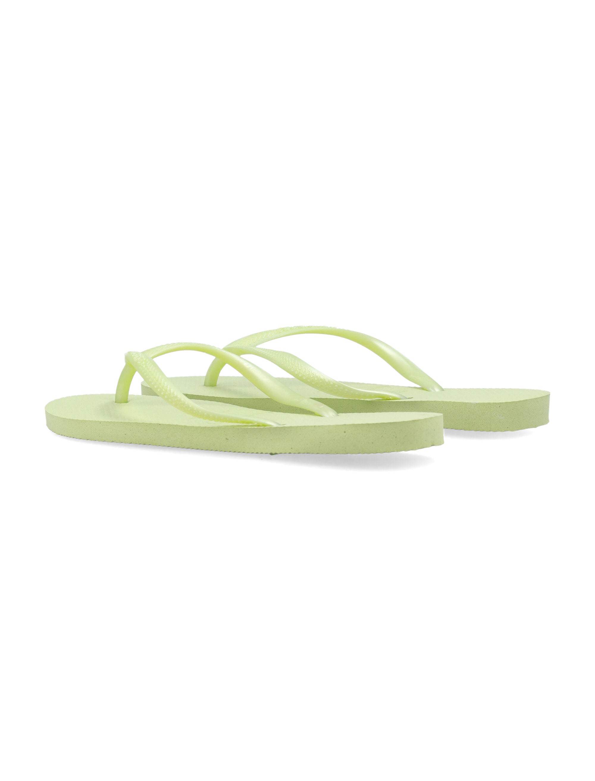 Havaianas Slim Logo Flip-Flops Matcha Green Strap Slide