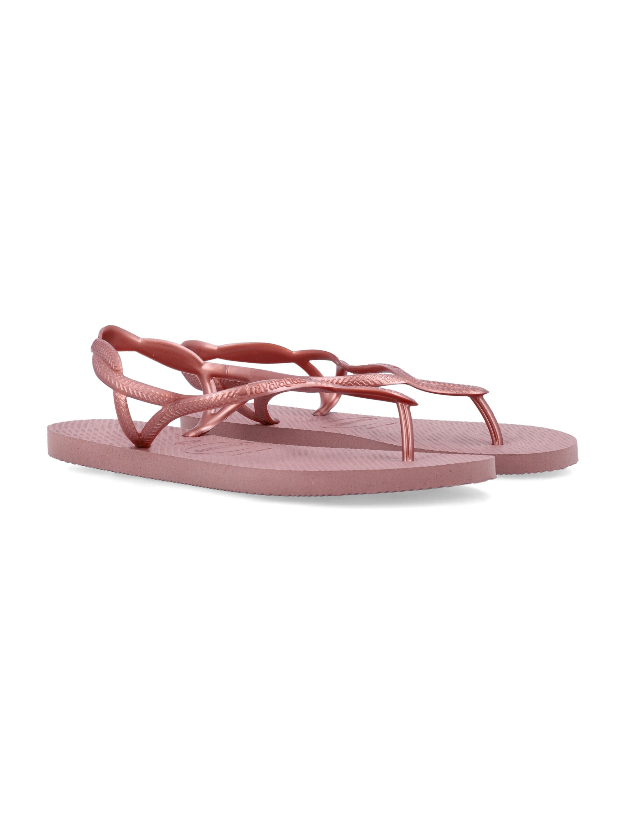 Havaianas Luna Braided Ankle Sandals Crocus Rose Strap