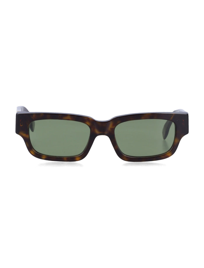 Retrosuperfuture Roma Tortoiseshell Sunglasses Green Acetate