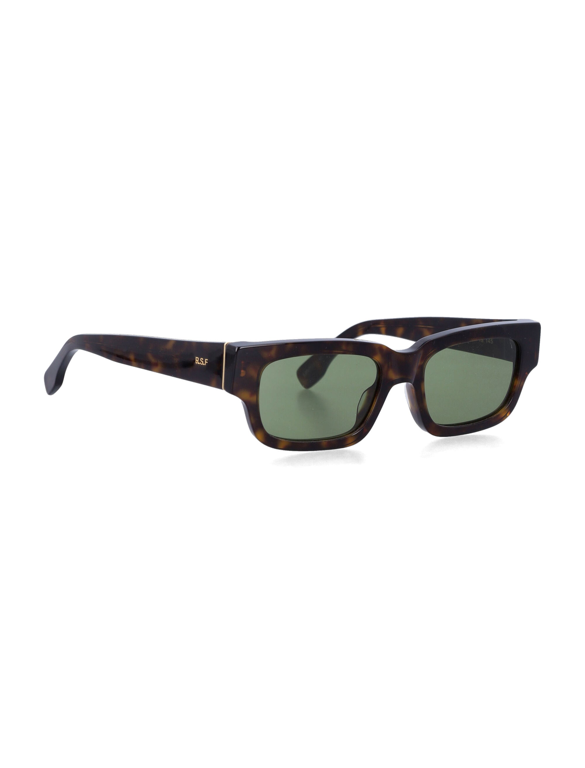 Retrosuperfuture Roma Tortoiseshell Sunglasses Green Acetate