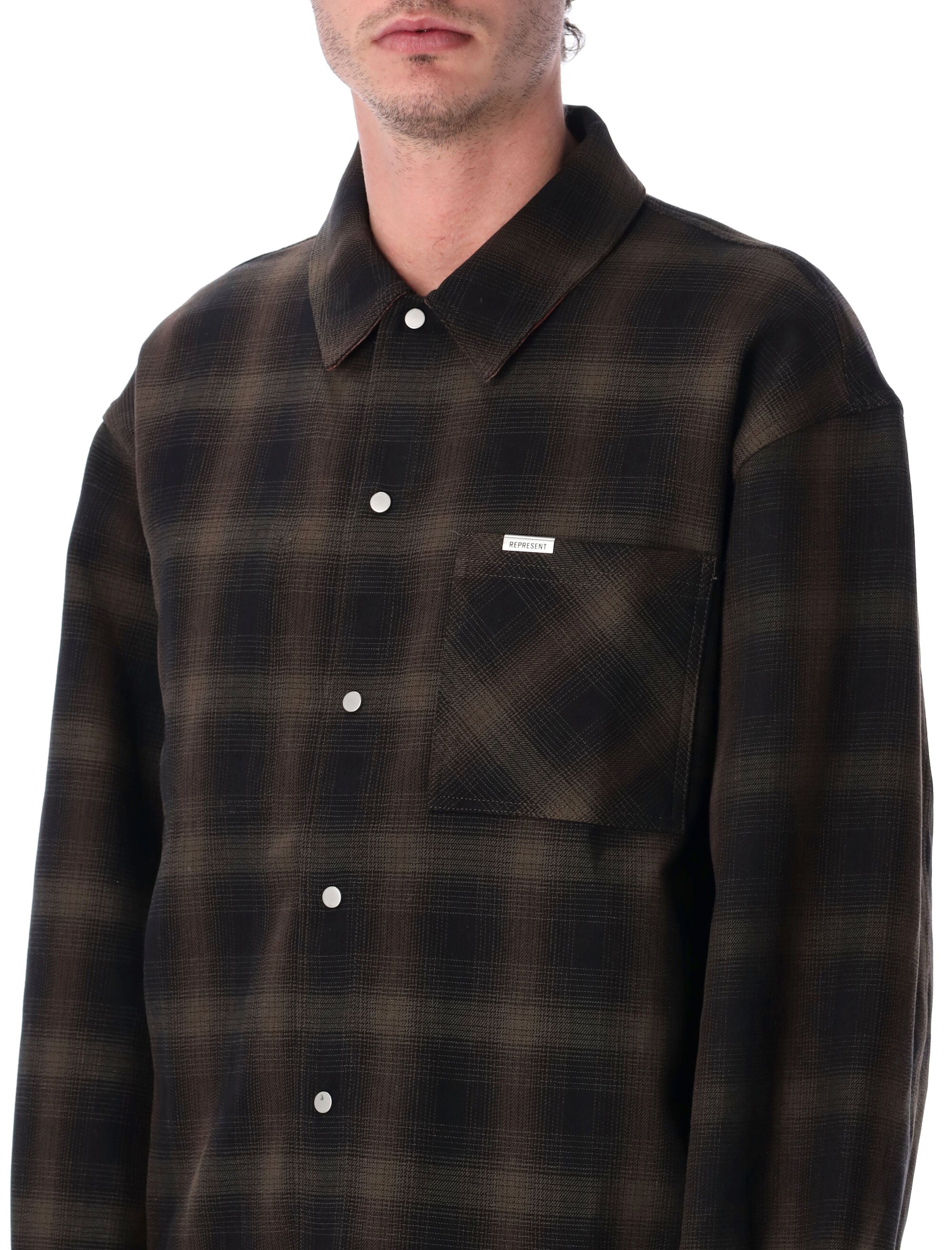 Represent Bonded Reversible Shirt Black/red Cotton