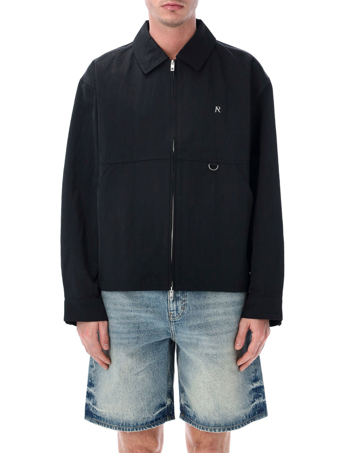 Represent Nylon Overshirt Jet Black Polyamide Lining Shirt