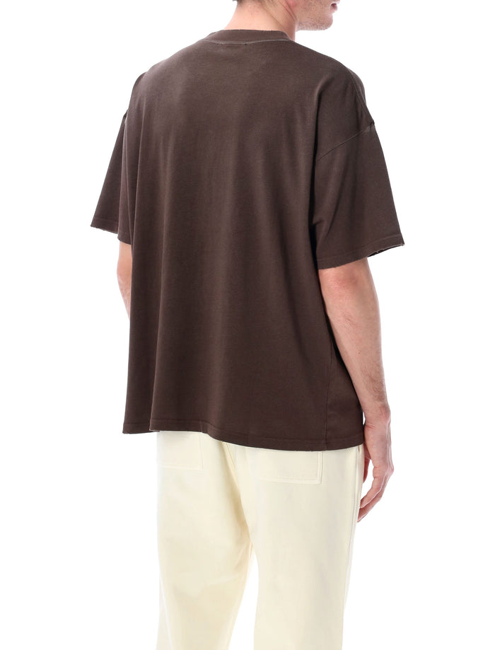 Represent Legacy Crest T-shirt Brown Cotton