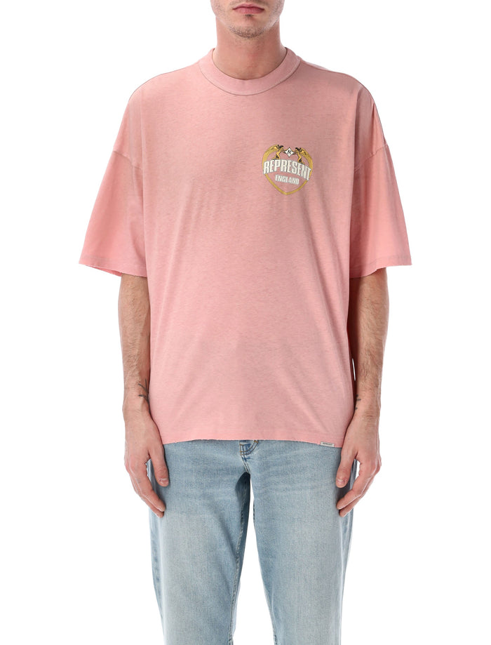 Represent Angel Border T-shirt Quartz Cotton