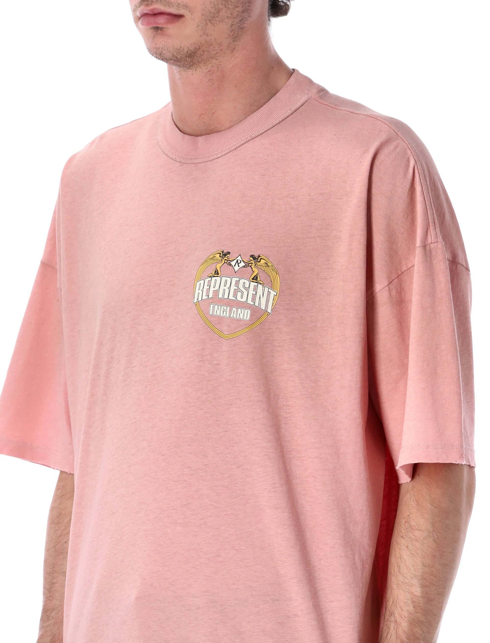 Represent Angel Border T-shirt Quartz Cotton