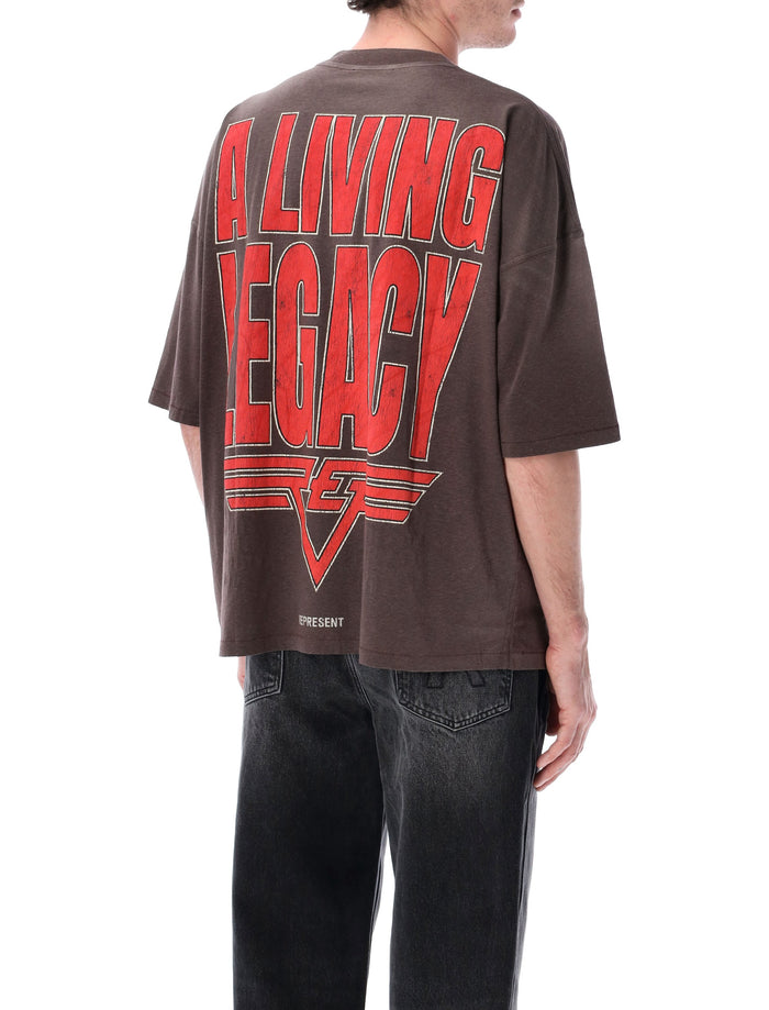 Represent Living Legacy T-shirt Brown Organic Cotton