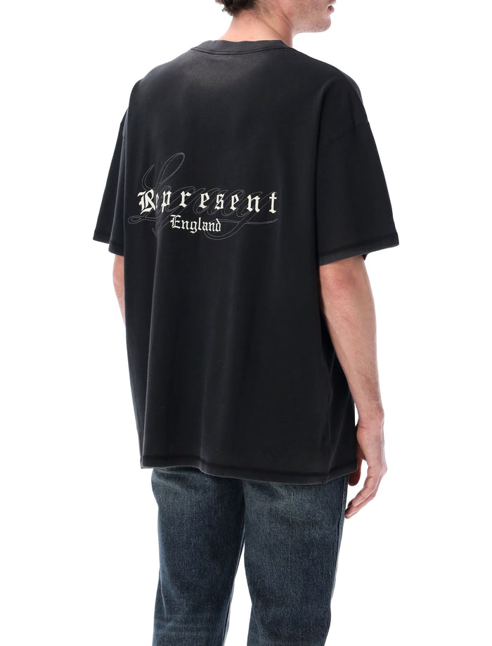 Represent England Legacy T-shirt Vintage Black Cotton
