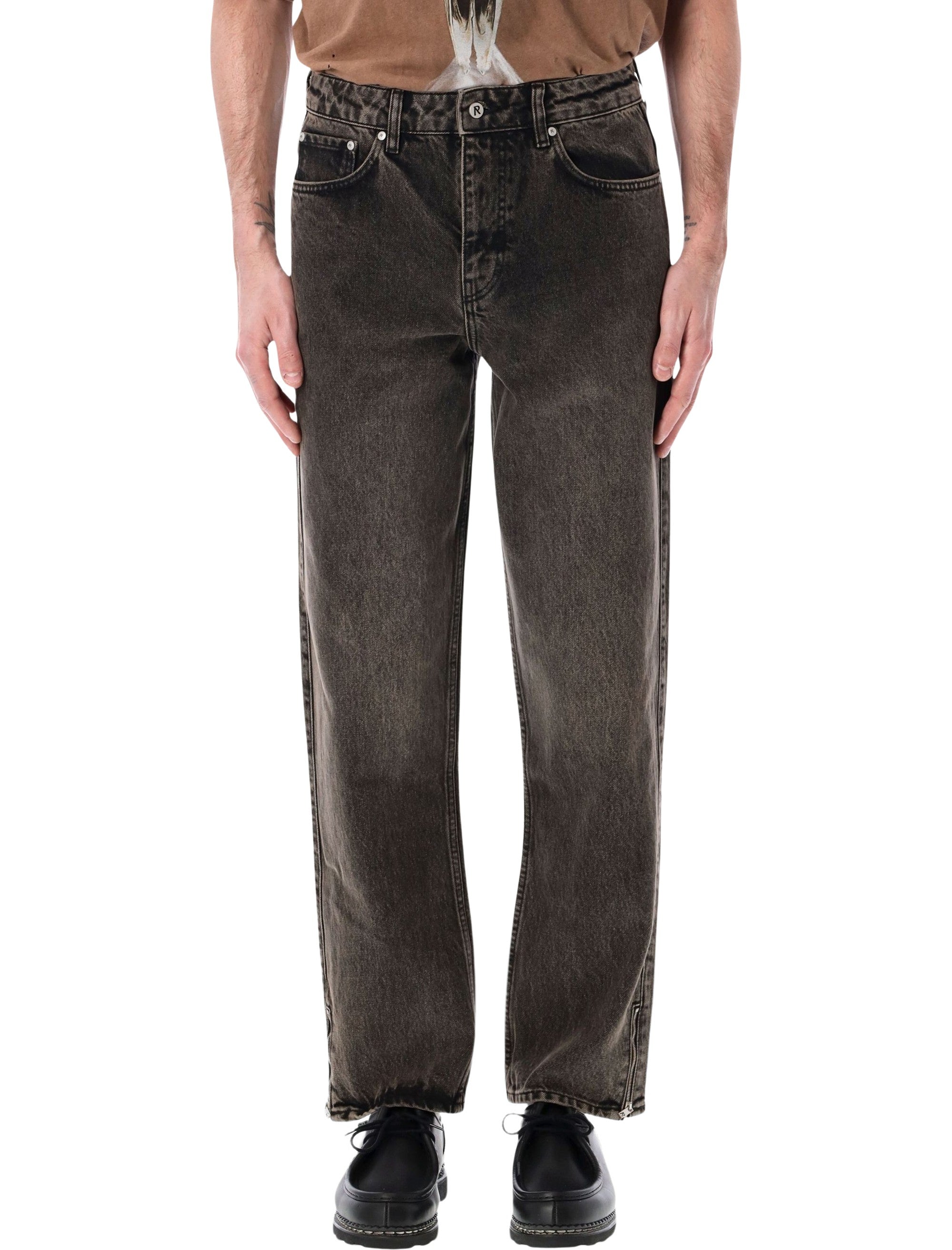 Represent R2S split denim jeans Soot Cotton