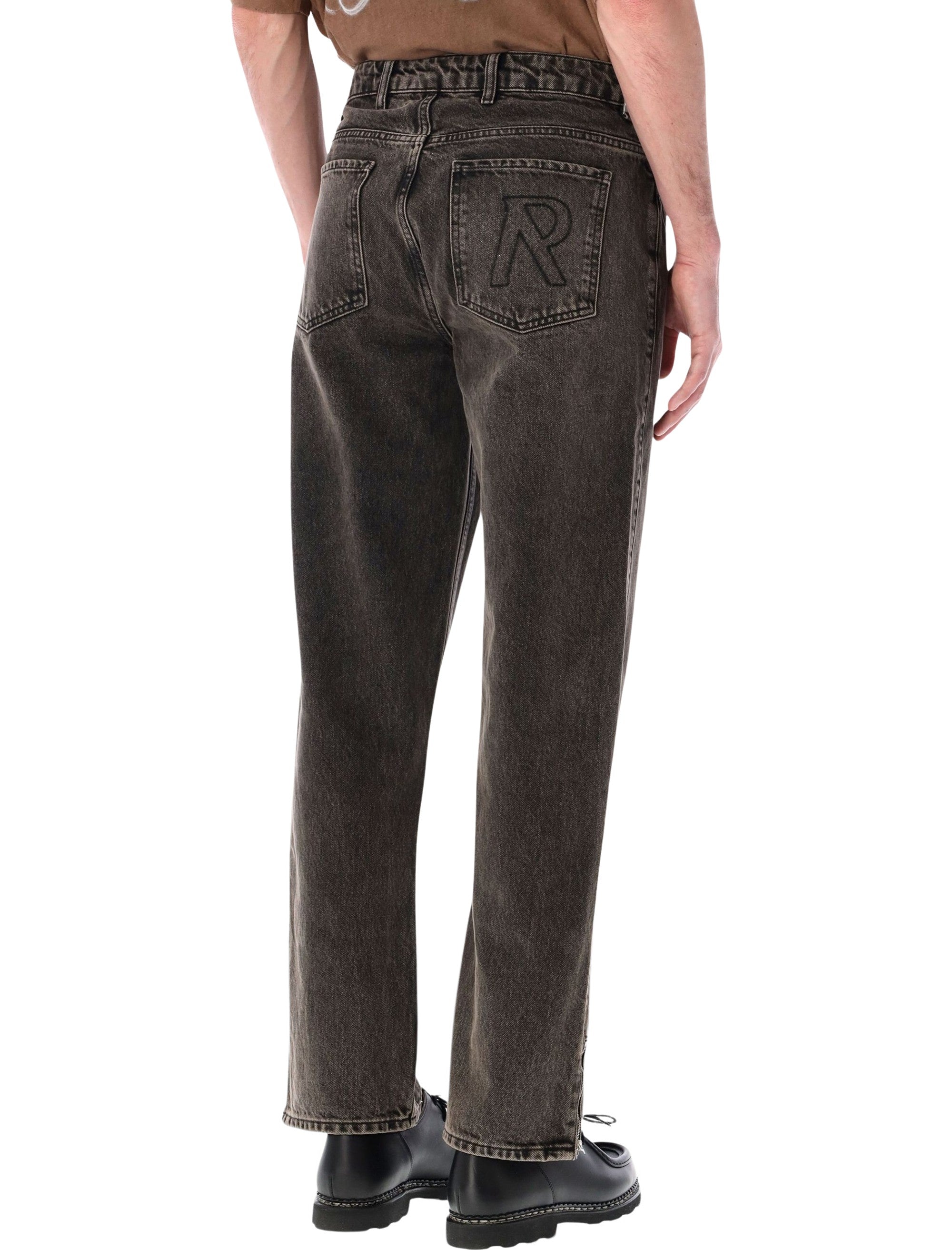 Represent R2S split denim jeans Soot Cotton