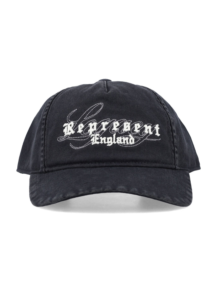 Represent Legacy Cap Black Cotton Hat
