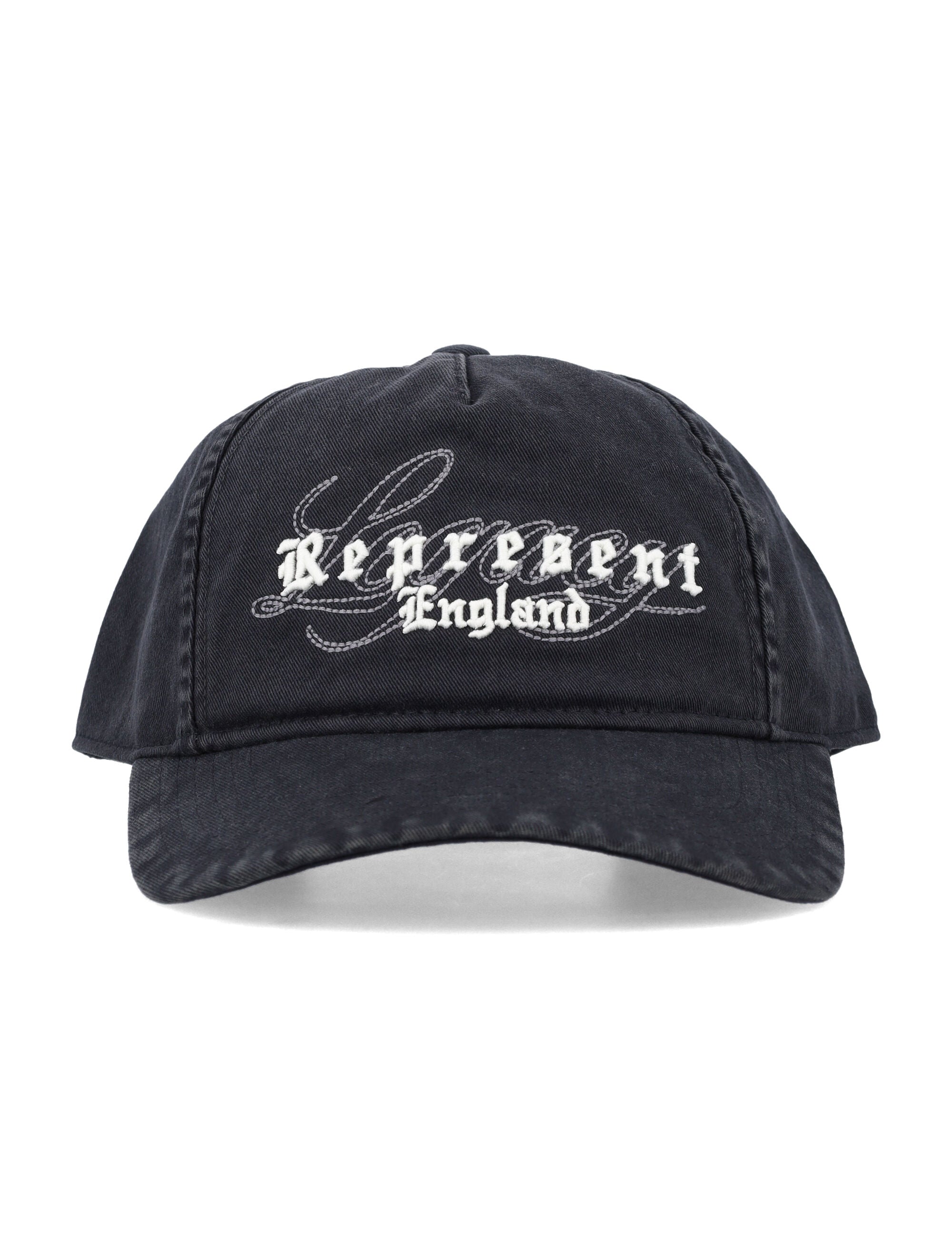 Represent Legacy Cap Black Cotton Hat