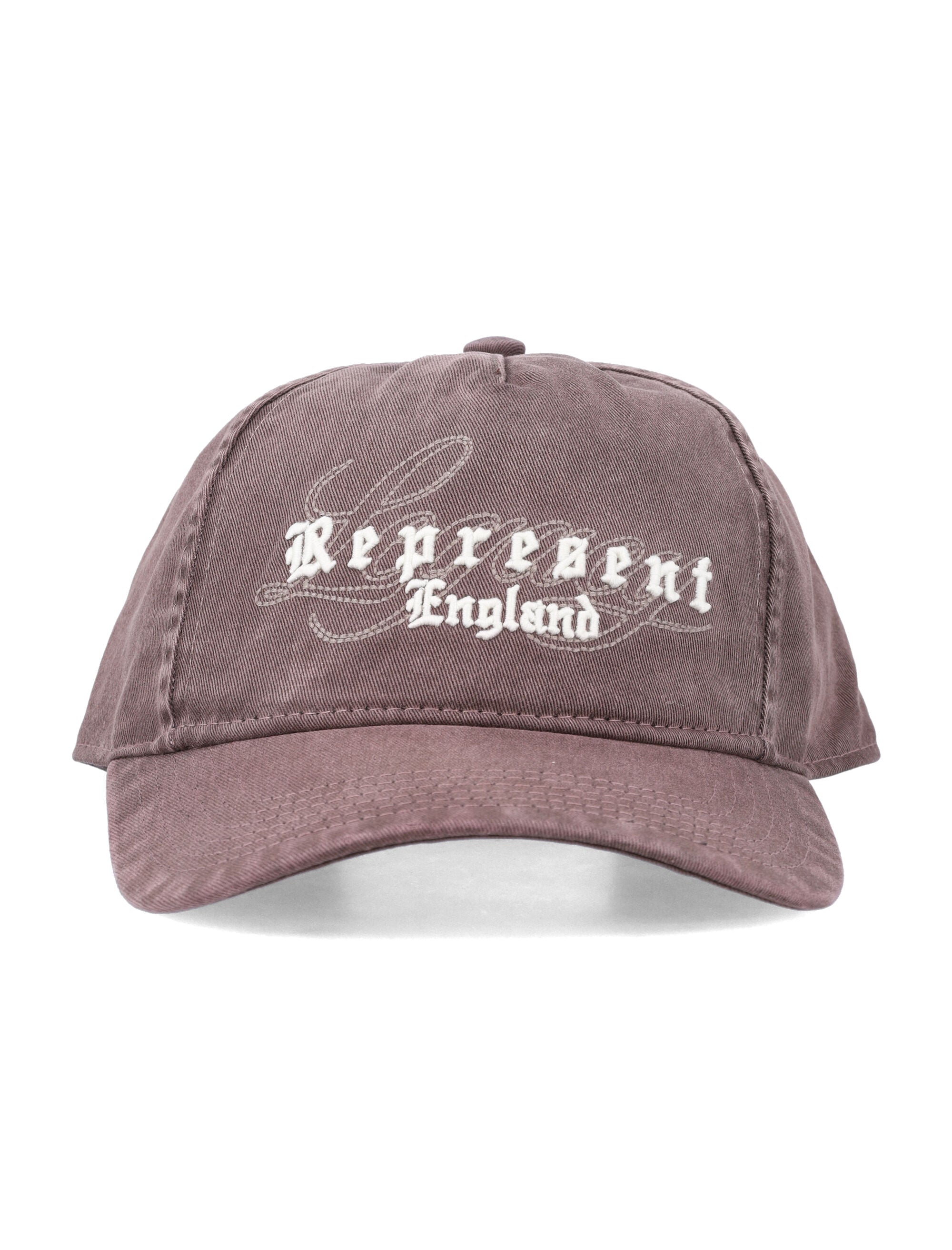 Represent Legacy Cap Dark Brown Cotton Hat