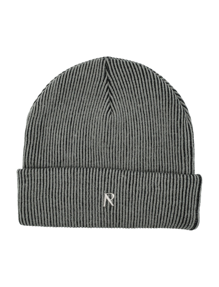 Represent rib knit beanie Vintage Grey Polyester Hat