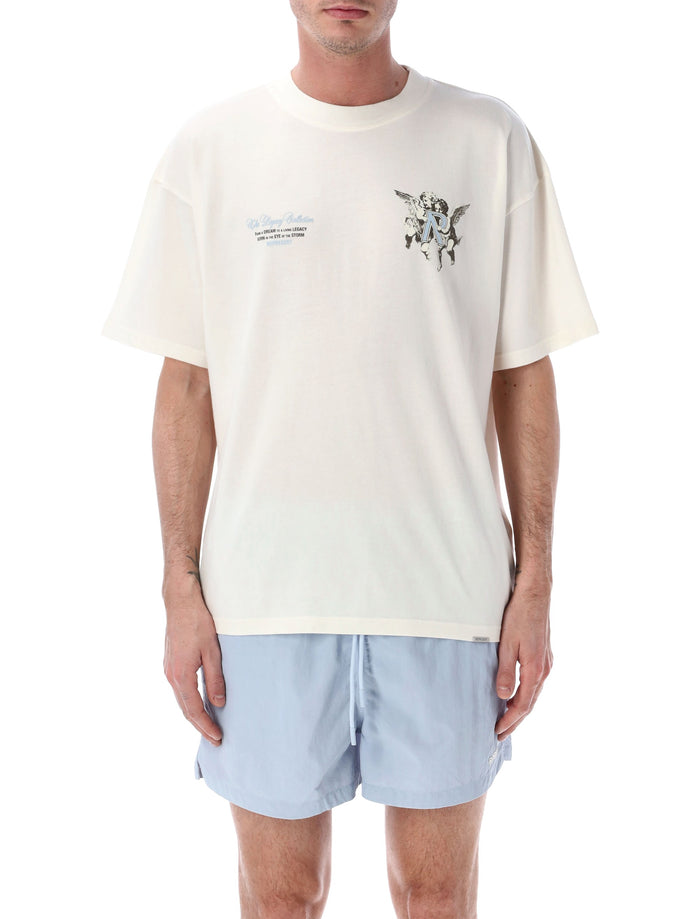 Represent Legacy Cherubs T-Shirt Flat White Cotton