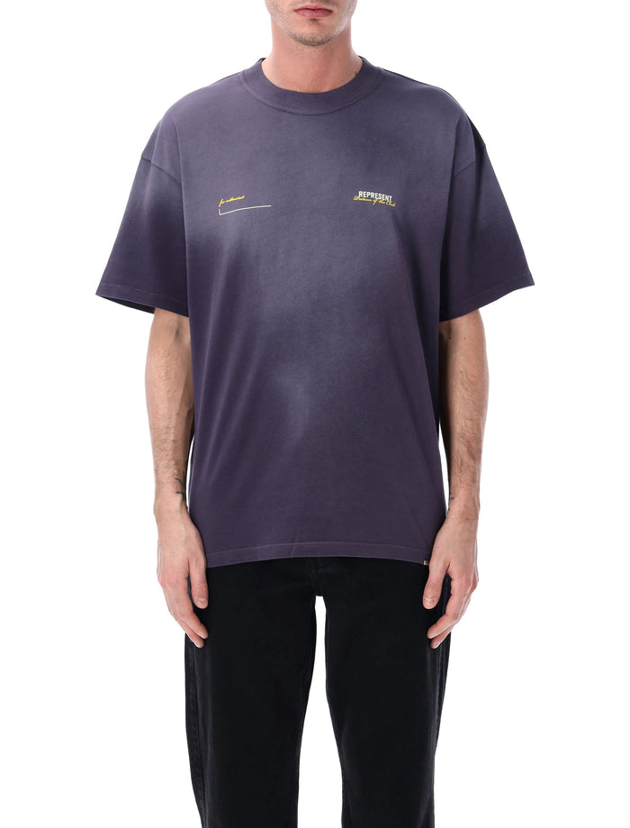 Represent Patron Of The Club T-shirt Plum Cotton