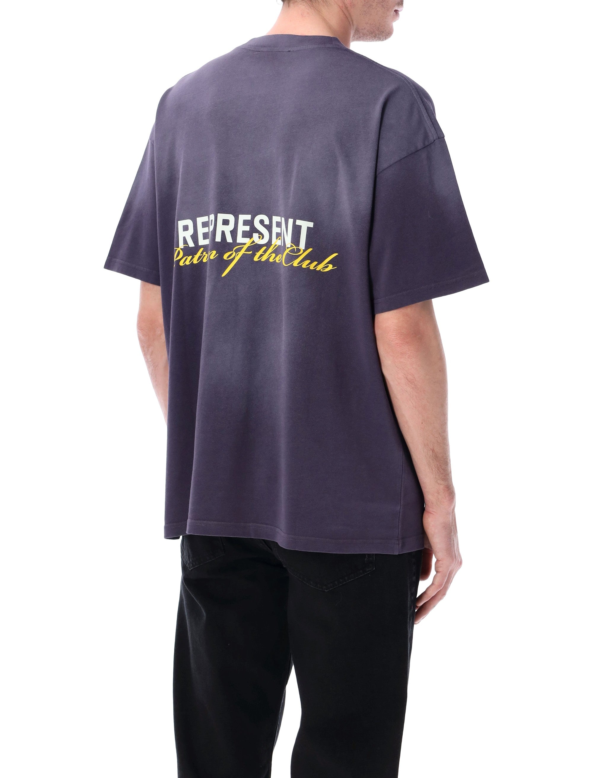 Represent Patron Of The Club T-shirt Plum Cotton