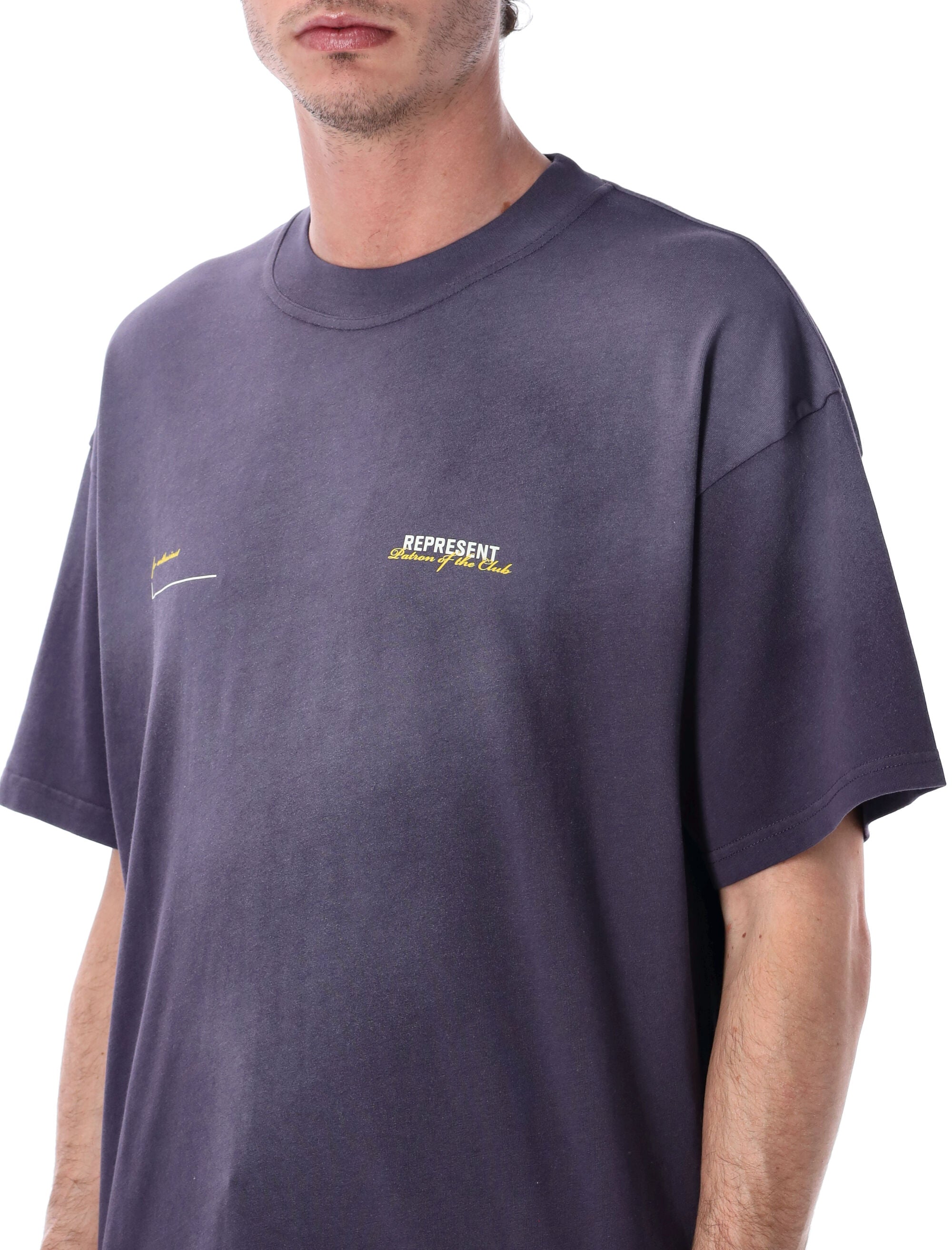Represent Patron Of The Club T-shirt Plum Cotton