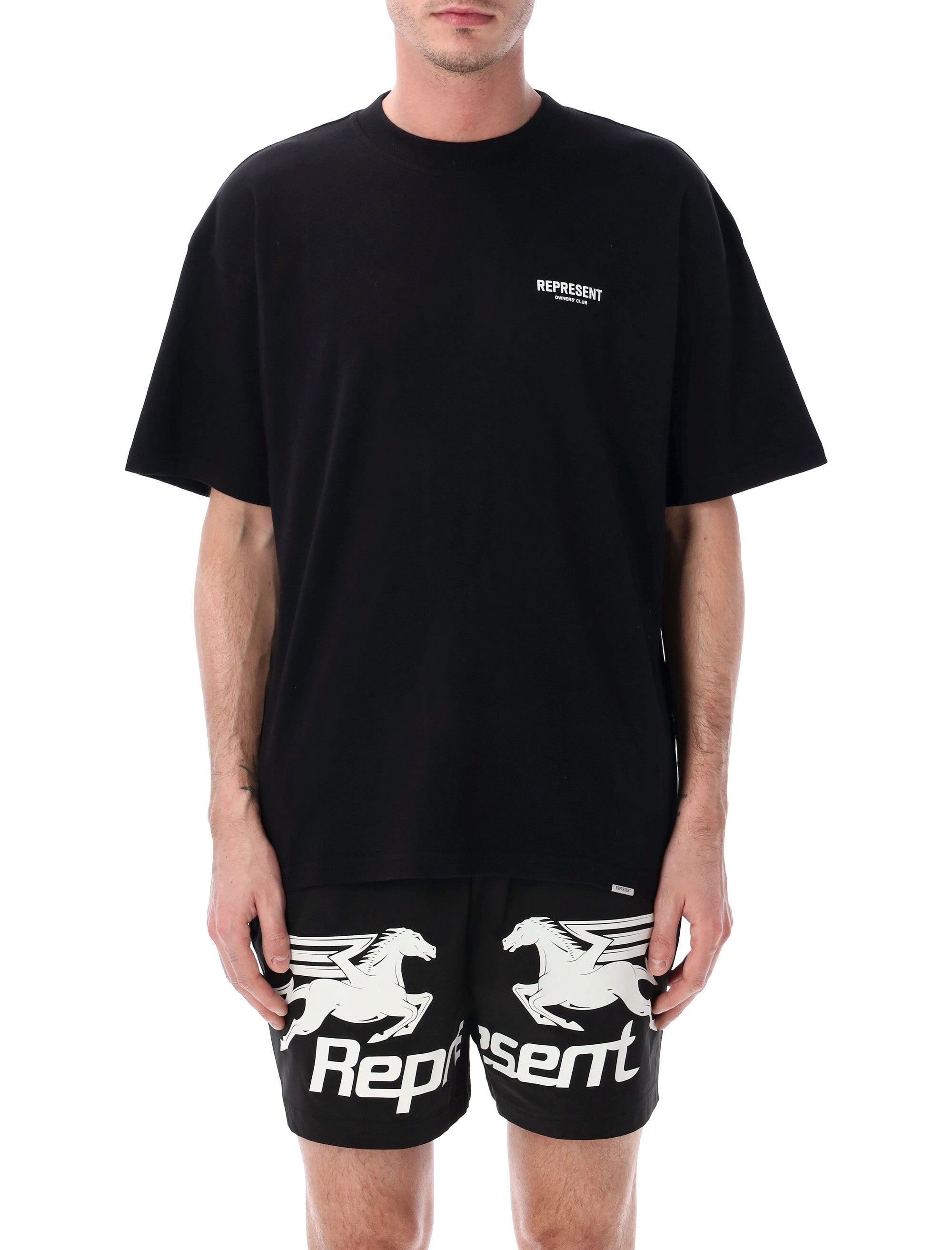 Represent Owners Club T-shirt Black Cotton