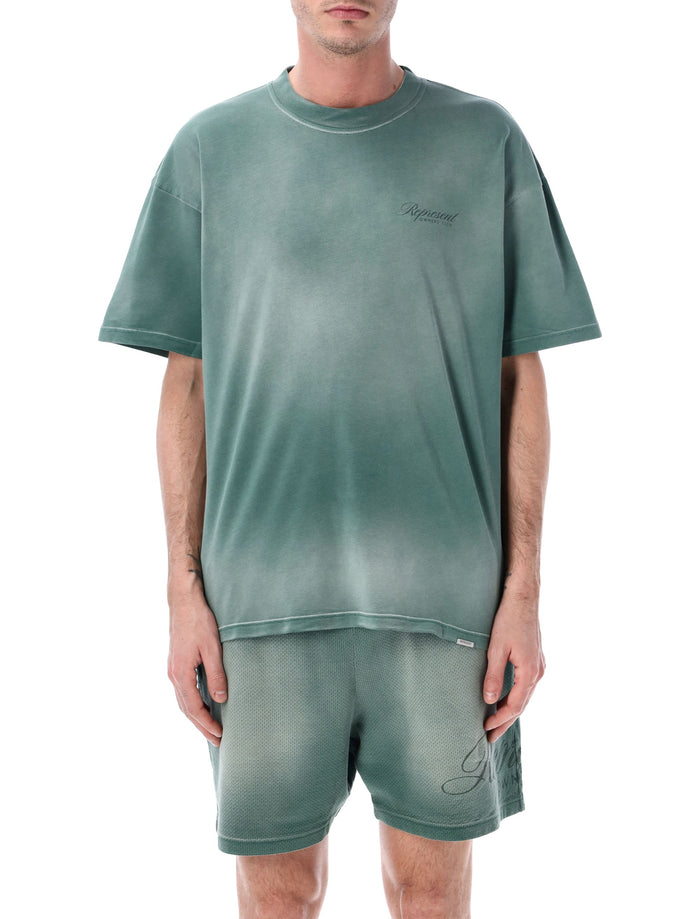 Represent Owners Club Script T-Shirt Vintage Green Cotton