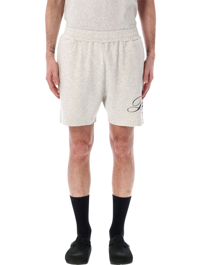 Represent Owners Club mesh shorts Cream Marl Cotton