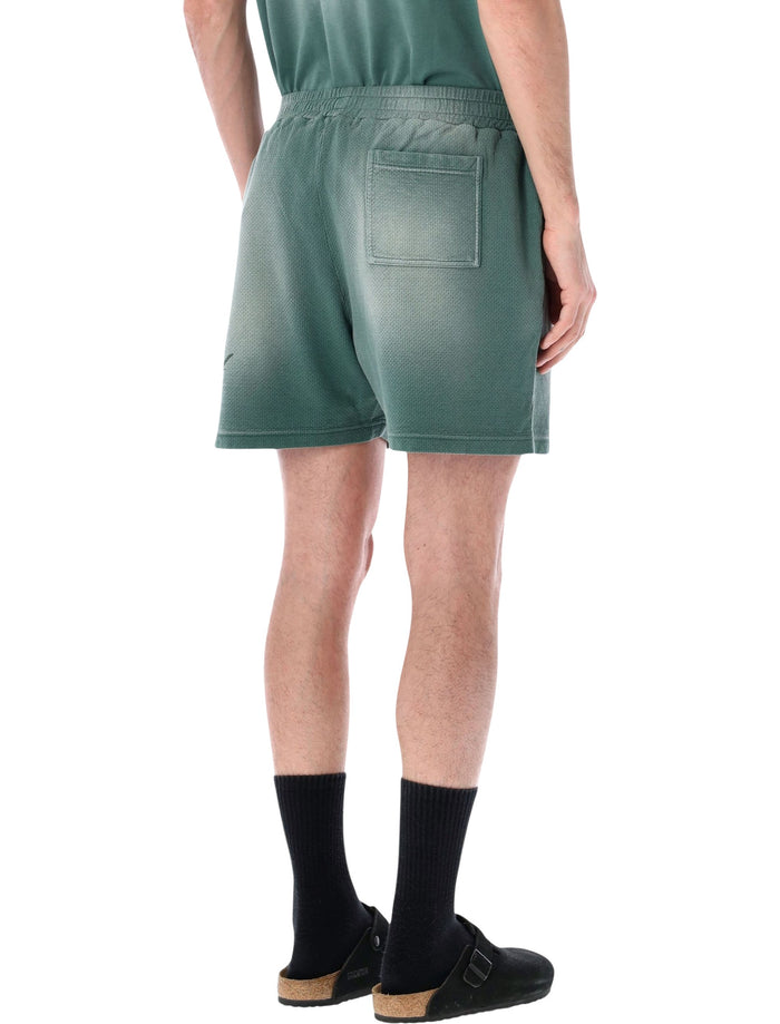 Represent Owners Club Mesh Shorts Vintage Green Cotton