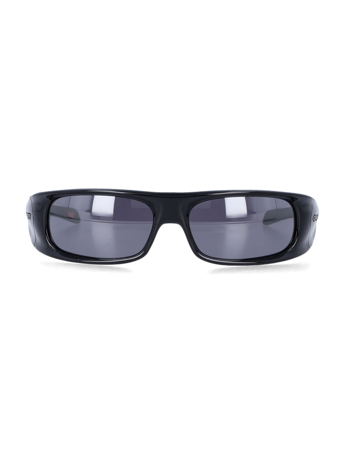Oakley Highland High-Wrap Sunglasses Black Acetate