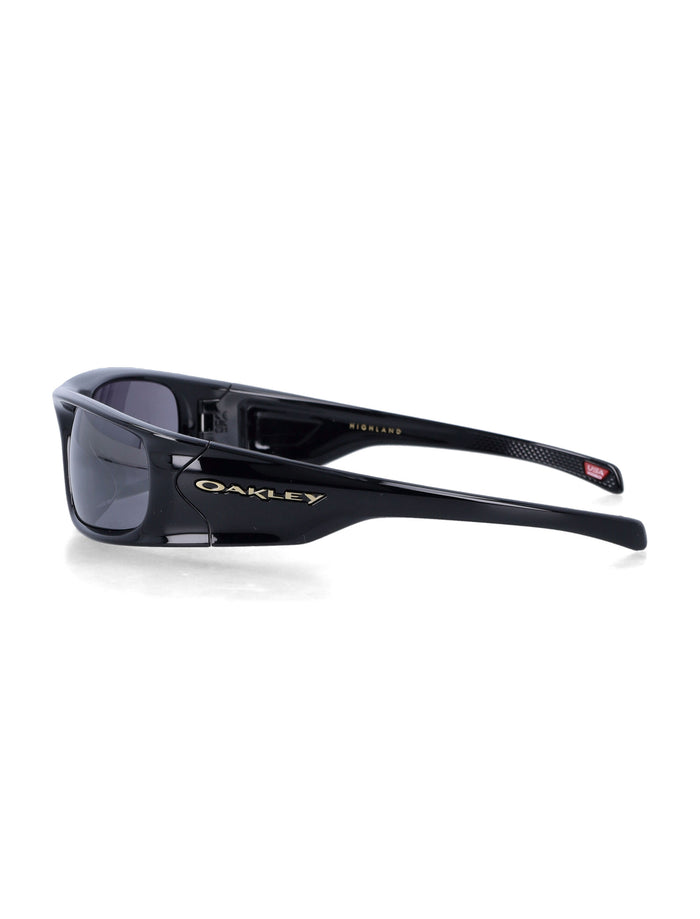 Oakley Highland High-Wrap Sunglasses Black Acetate