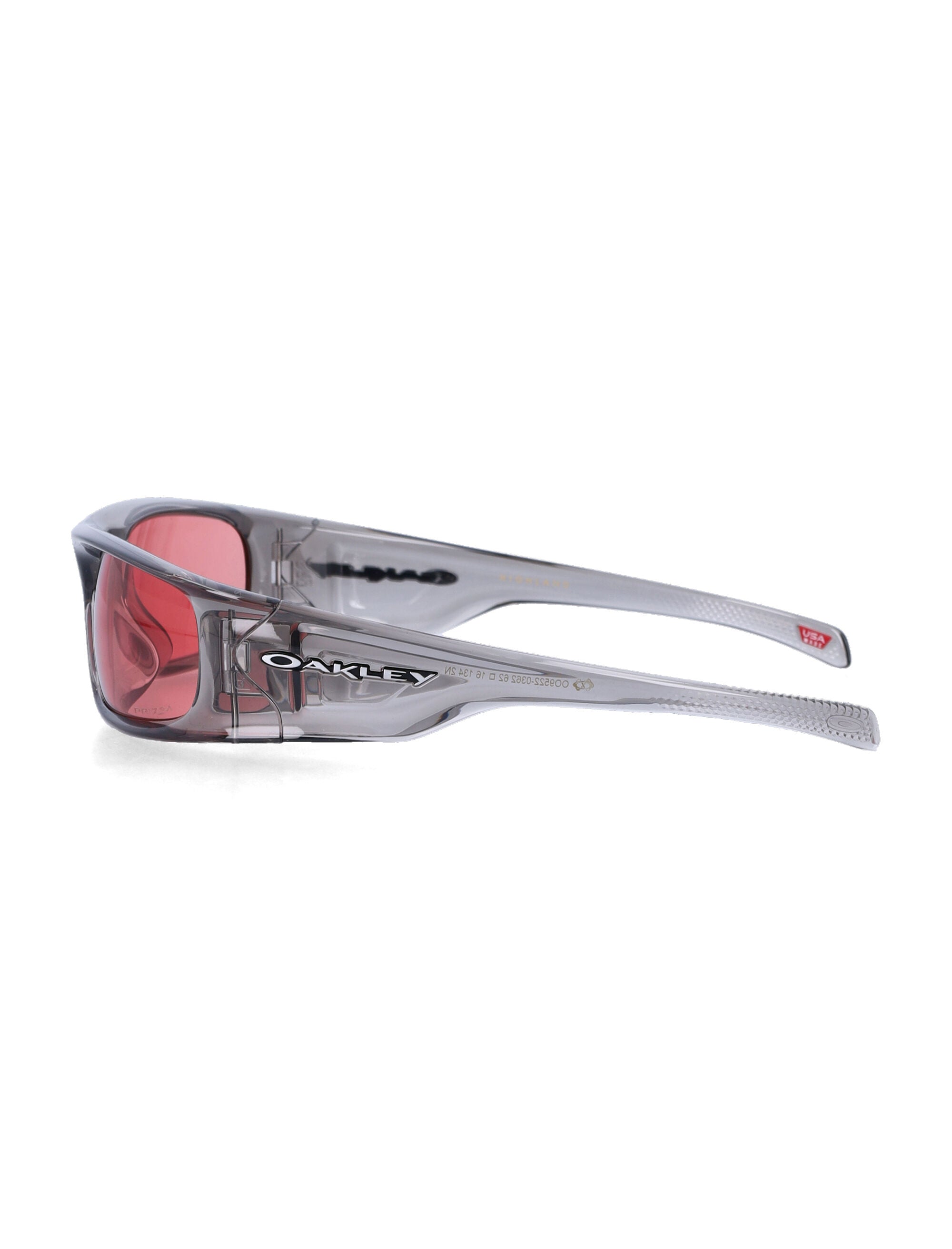 Oakley Highland High-Wrap Sunglasses Grey Ink Acetate