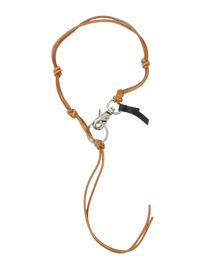 Our Legacy leather Ladon keyring Natural Cow