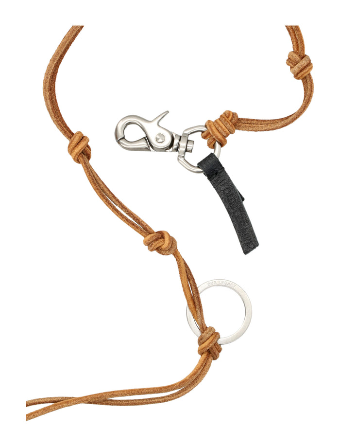 Our Legacy leather Ladon keyring Natural Cow