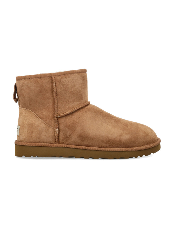 Ugg Mens Classic Mini Suede Boots Chestnut Upper