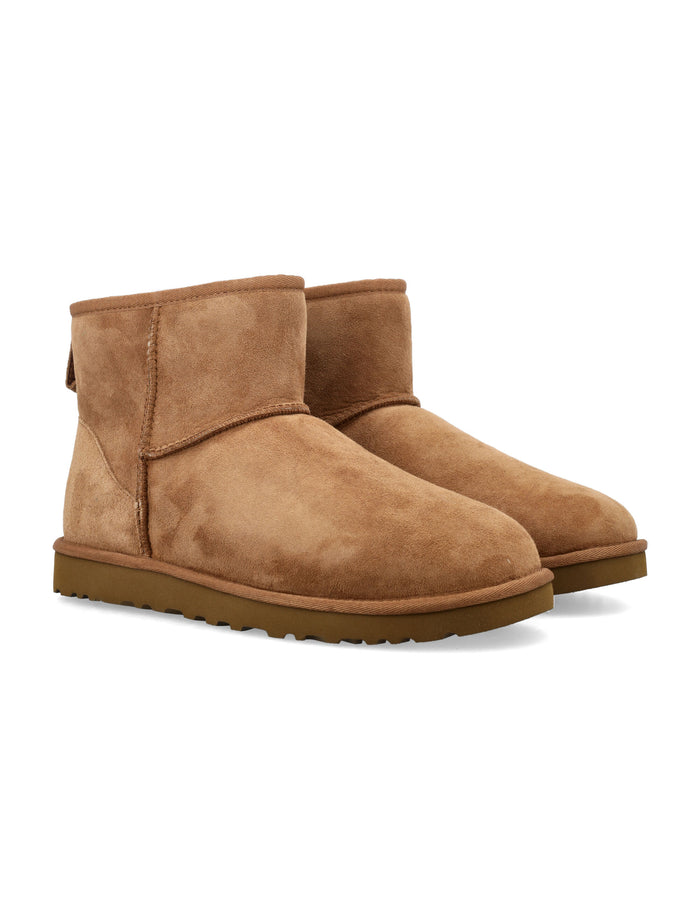 Ugg Mens Classic Mini Suede Boots Chestnut Upper