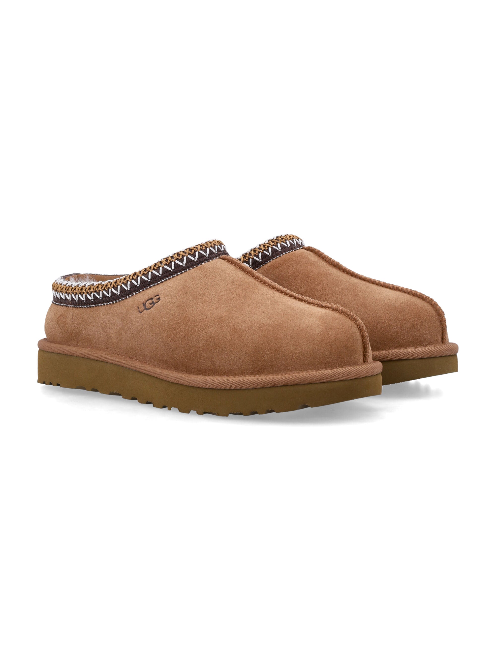 Ugg Tasman Ii Womens Suede Slippers Chestnut Upper Mules