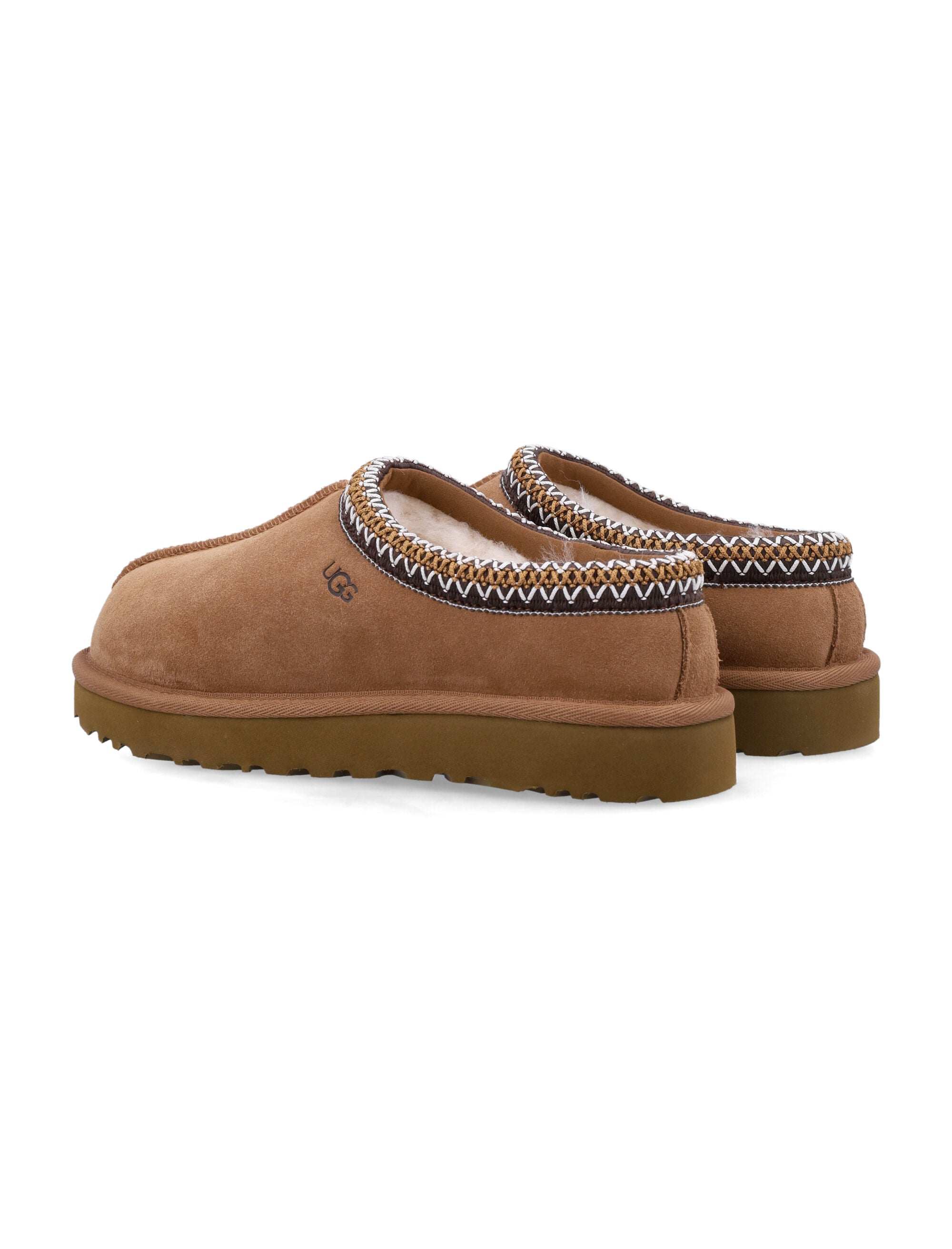 Ugg Tasman Ii Womens Suede Slippers Chestnut Upper Mules
