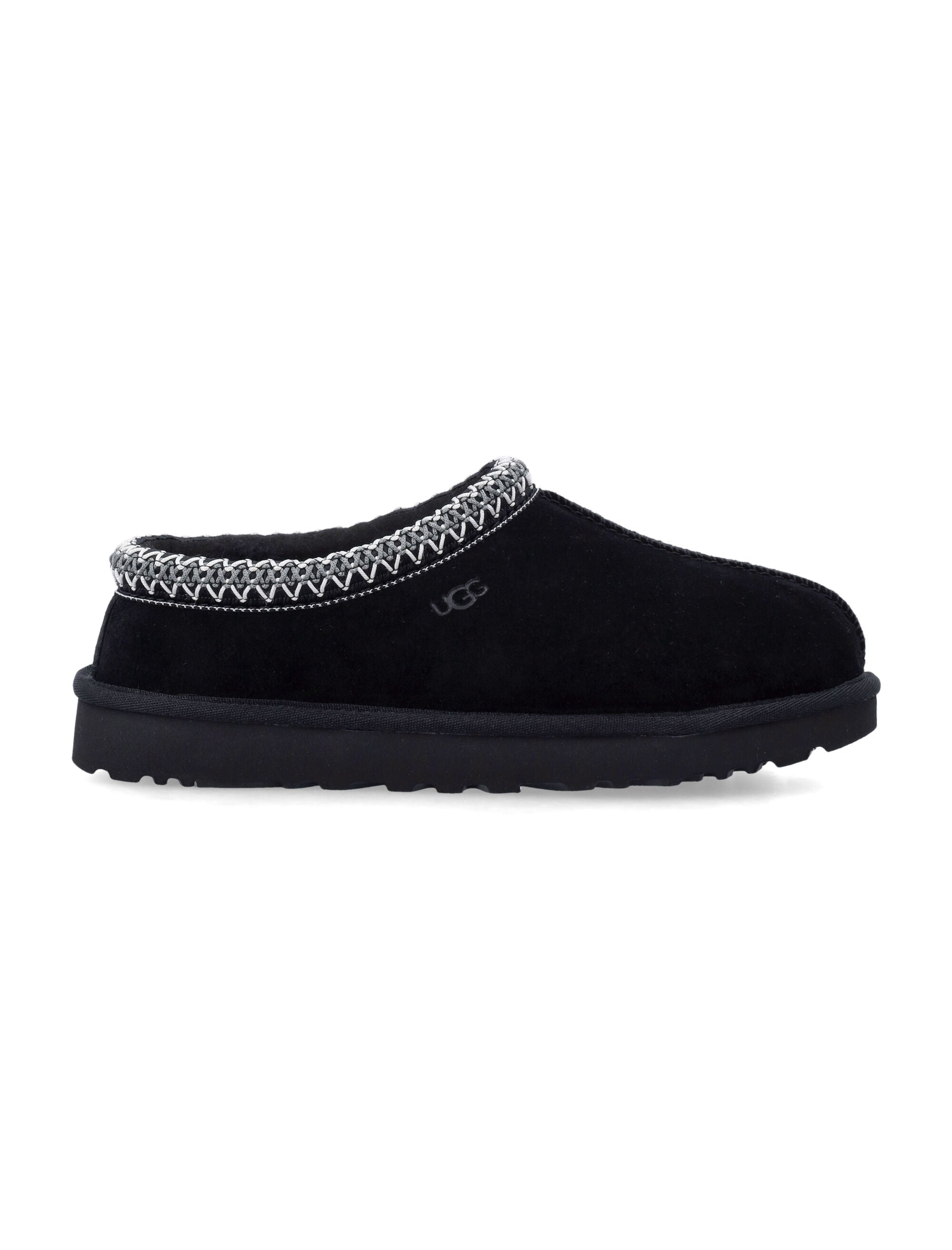 Ugg Tasman Ii Womens Suede Slippers Black Upper Mules
