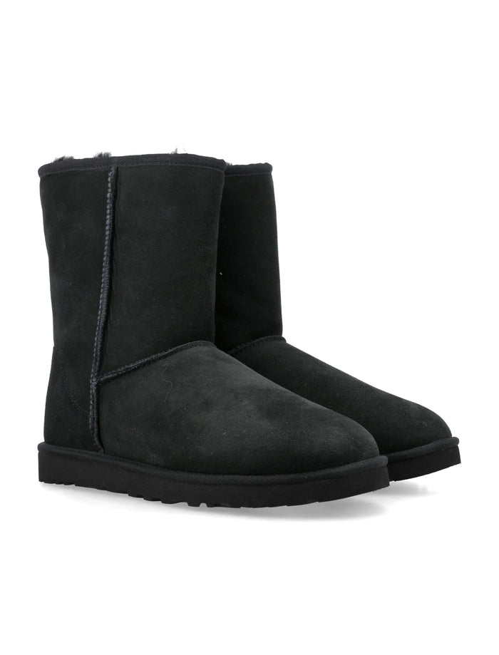 Ugg Mens Classic Short Boots Black Upper