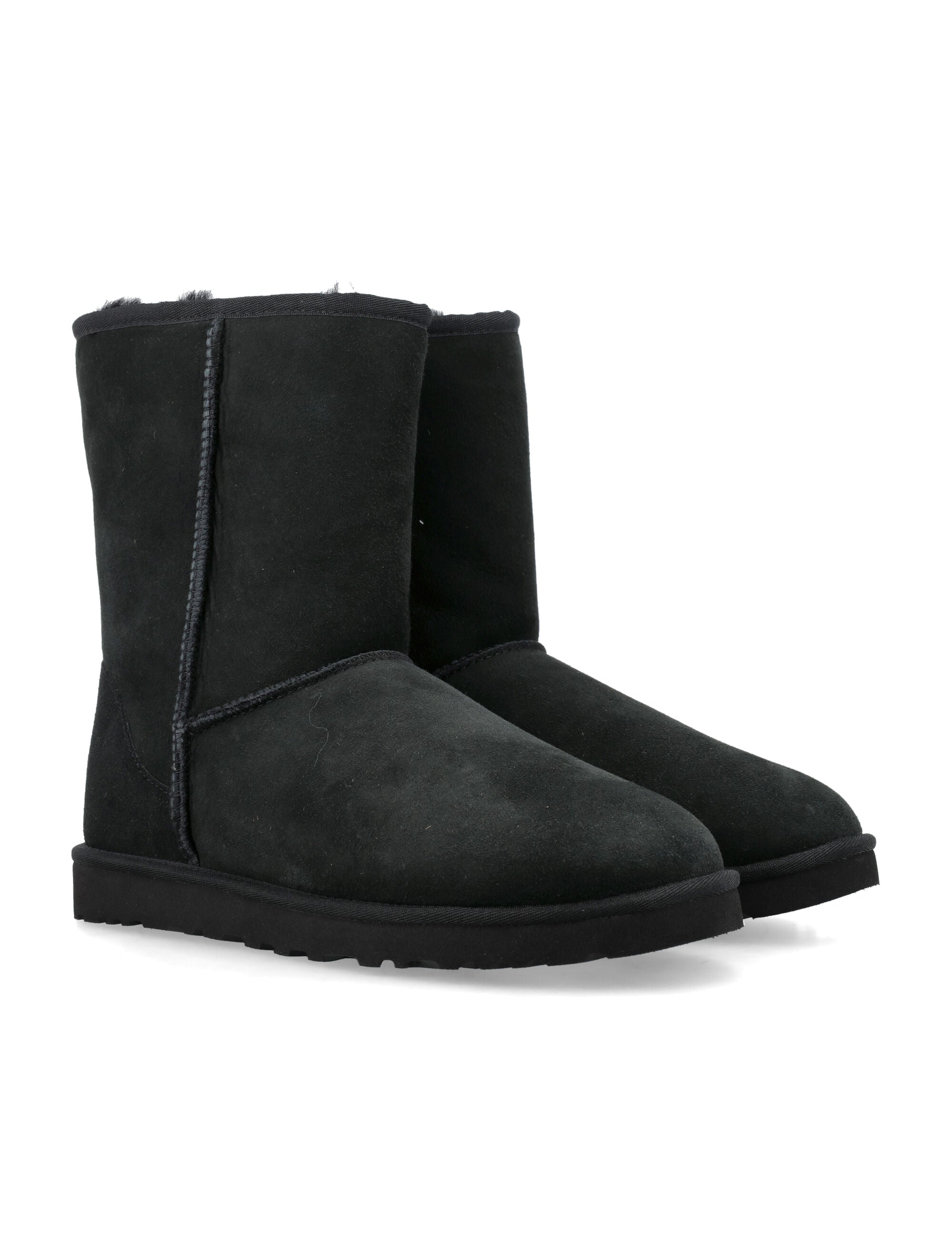 Ugg Mens Classic Short Boots Black Upper