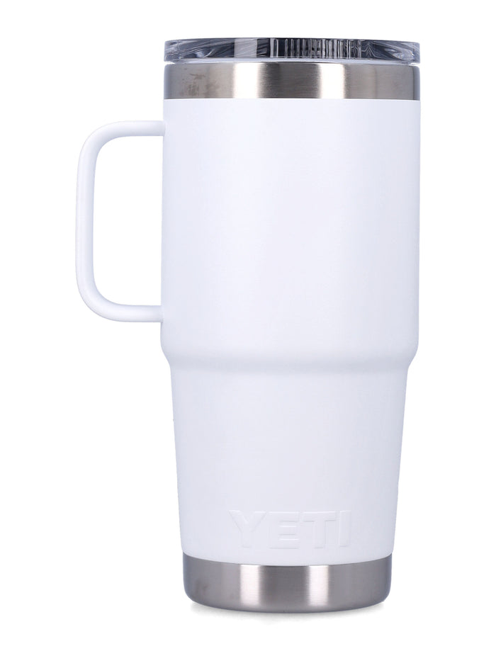 Yeti 20 Oz Rambler Travel Tumbler - White 18 8 Stainless Steel Lifestyle