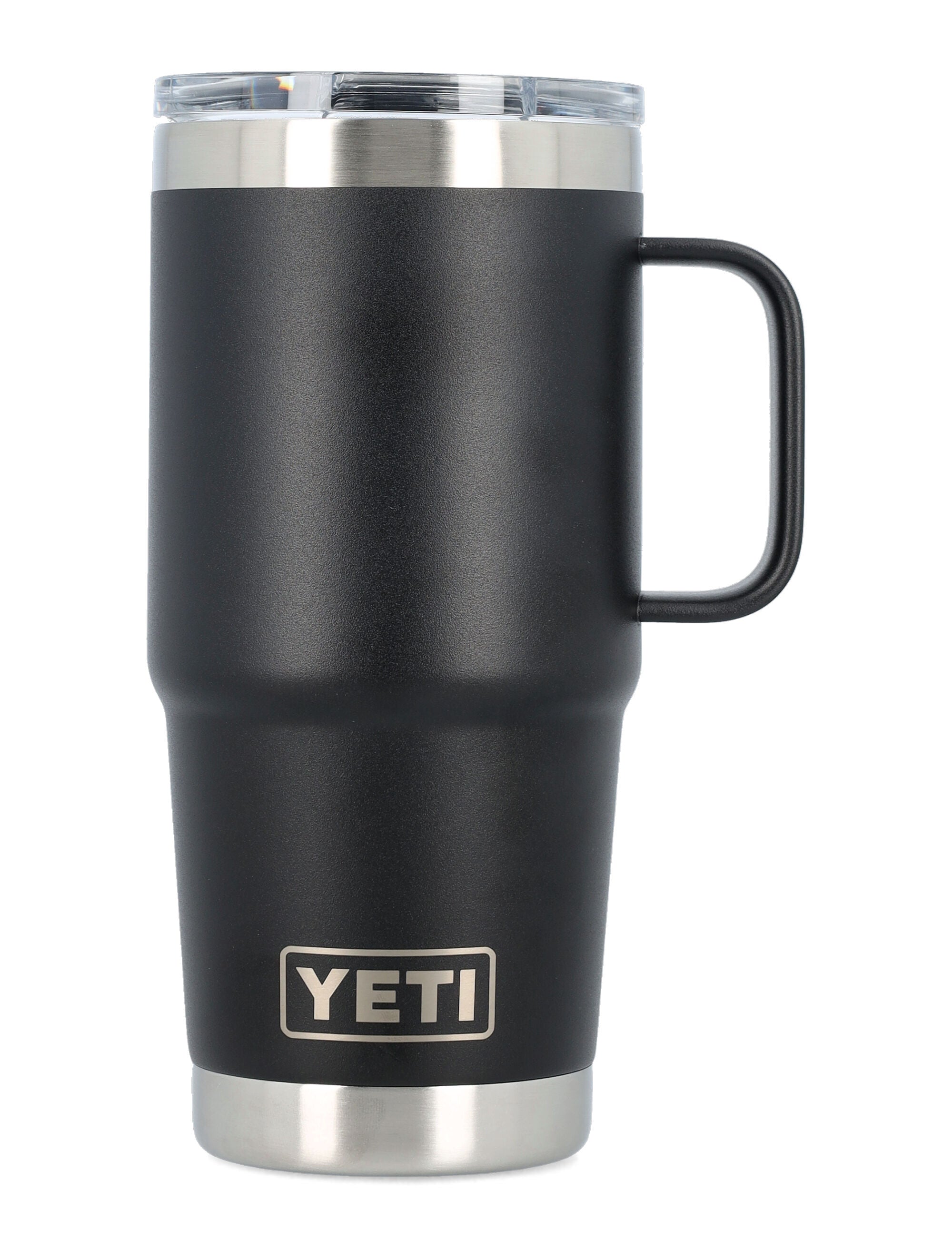 YETI 20 OZ Rambler Travel Mug Black Steel Bottle