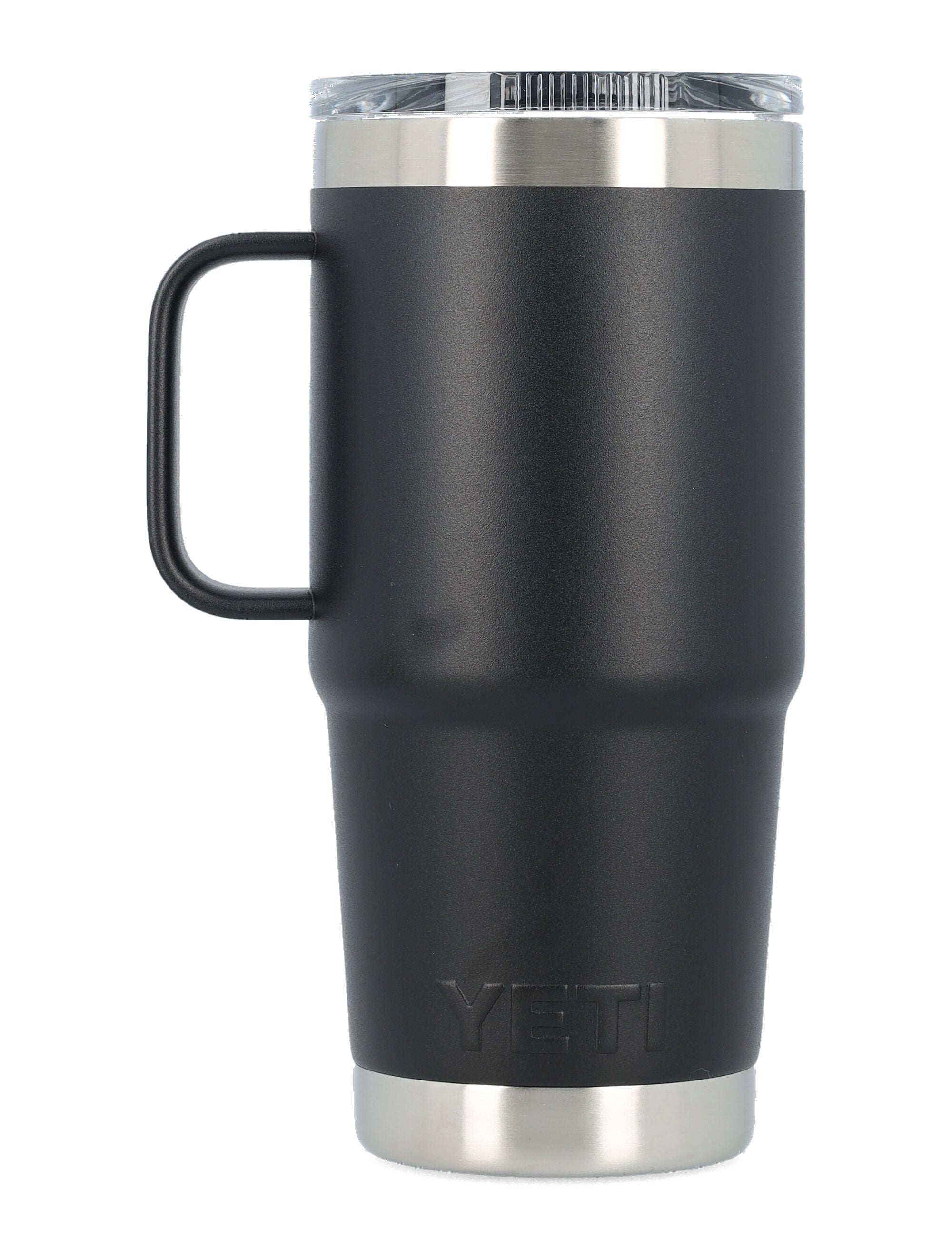 YETI 20 OZ Rambler Travel Mug Black Steel Bottle