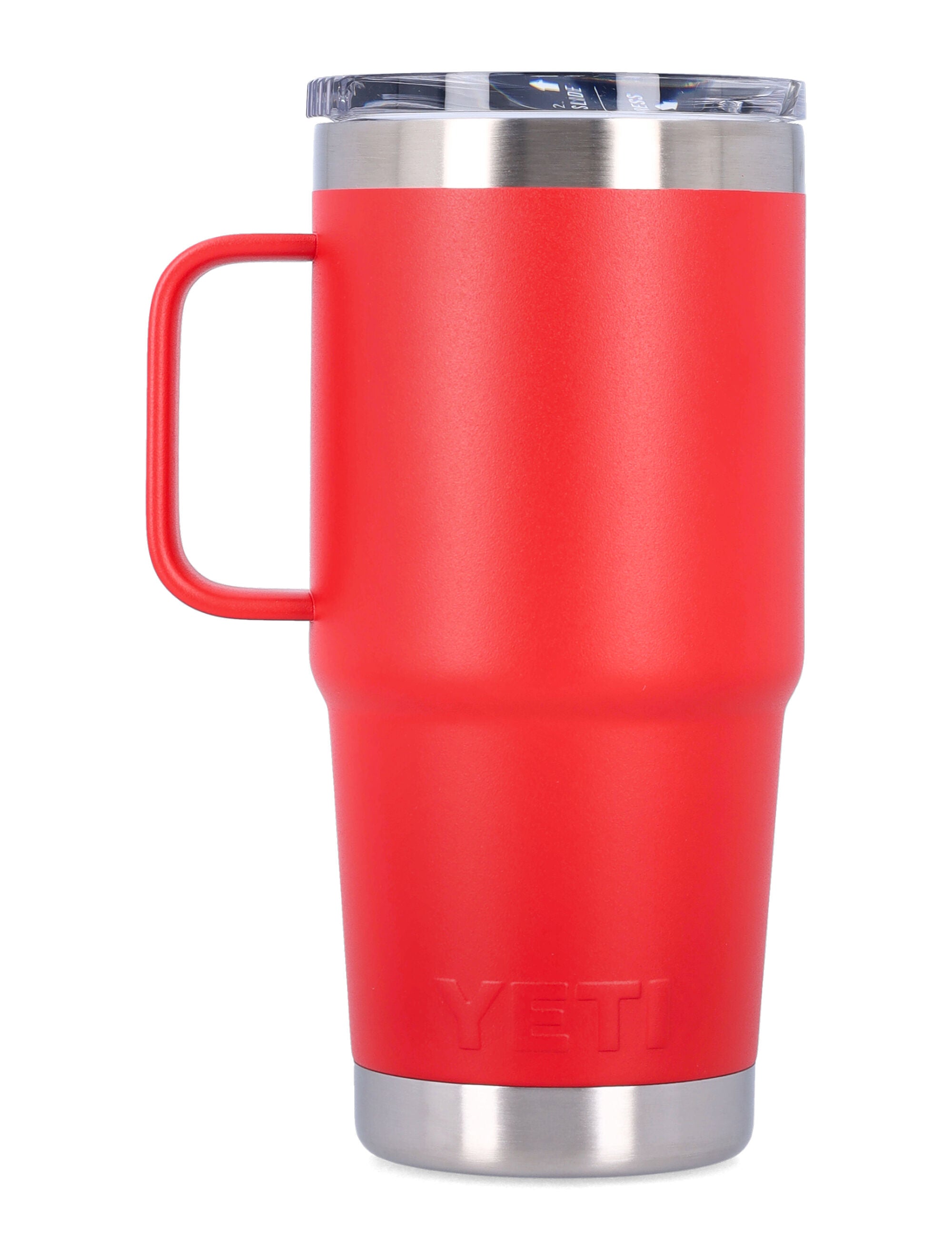Yeti 20 OZ Rambler travel tumbler - Red Rescue 18 8 Stainless Steel Lifestyle