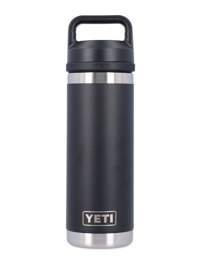 Yeti 18 Oz Rambler Water Bottle Black Stainless Steel