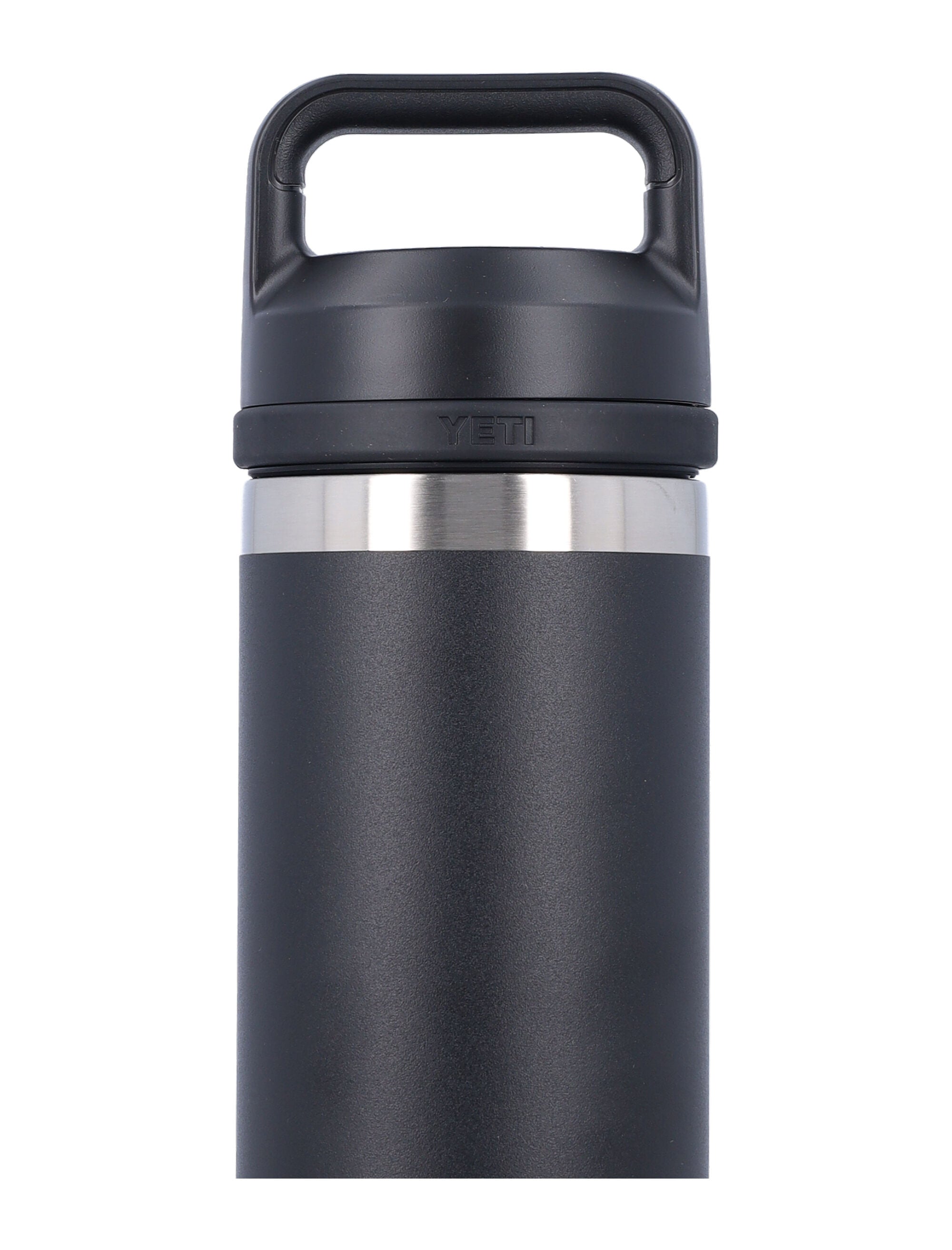 YETI 18 OZ Rambler Water Bottle Black Stainless Steel
