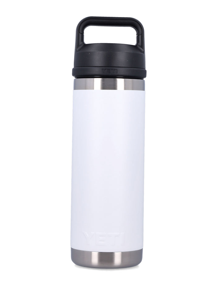 YETI 18 OZ Rambler Water Bottle White Stainless Steel