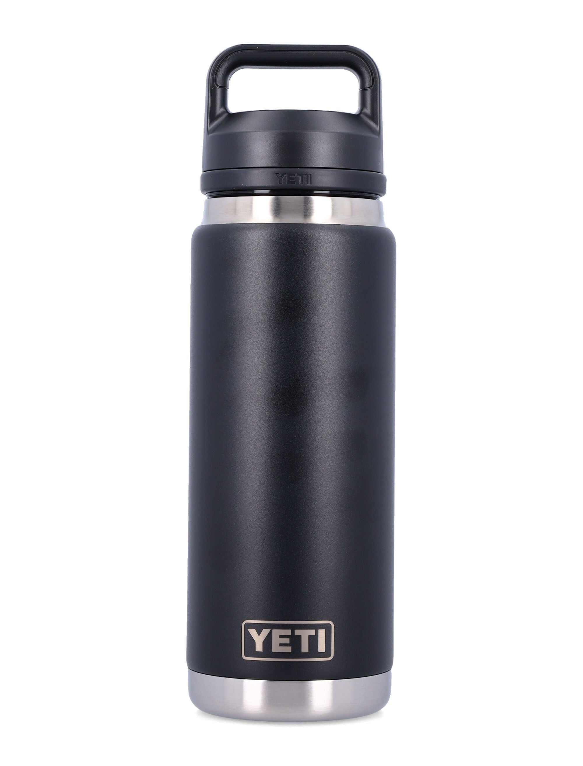 YETI 26 OZ Rambler Chug Bottle Black Steel