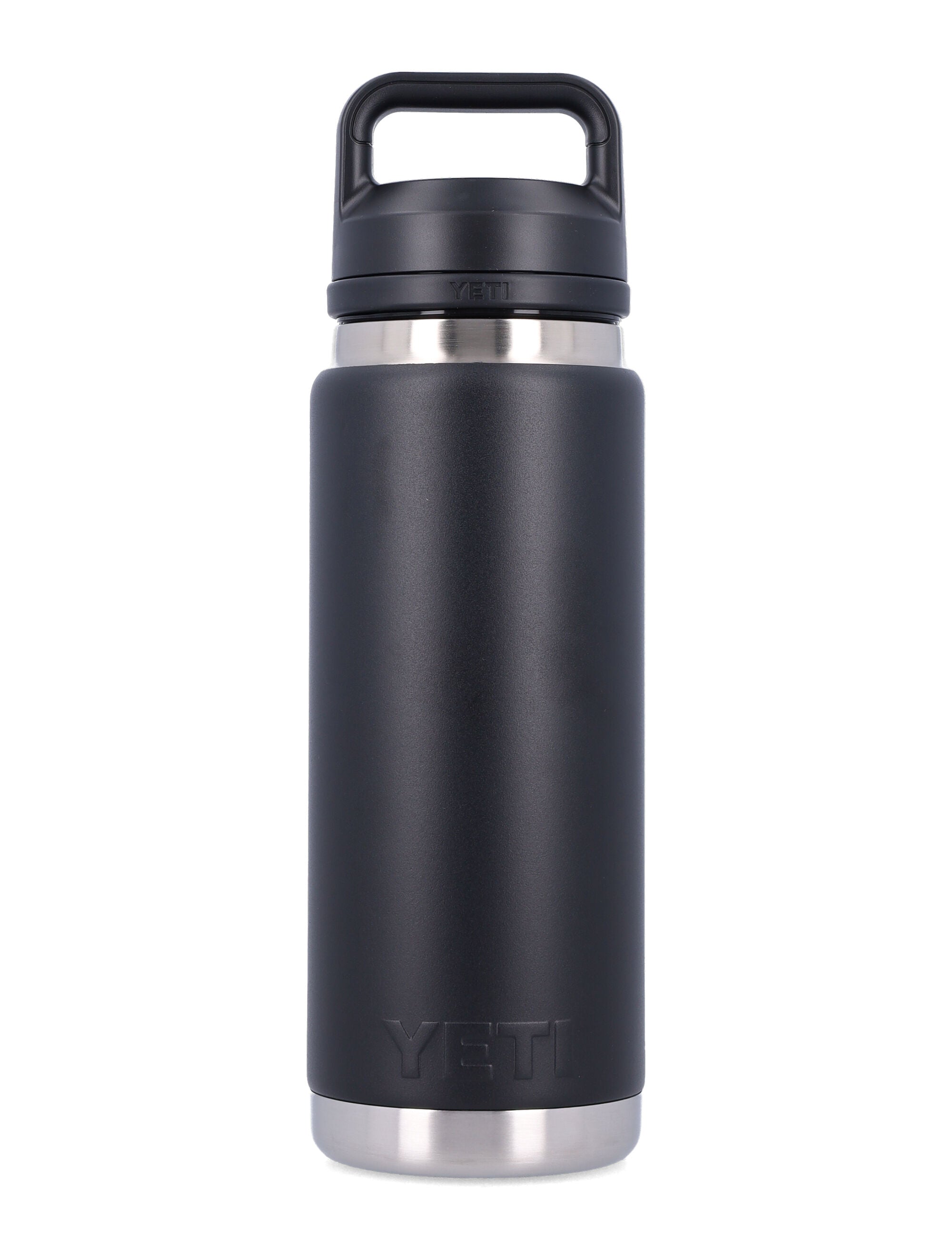 YETI 26 OZ Rambler Chug Bottle Black Steel
